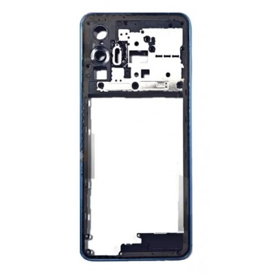 Middle Frame Ring Only For Infinix Hot 20s Blue By - Maxbhi Com