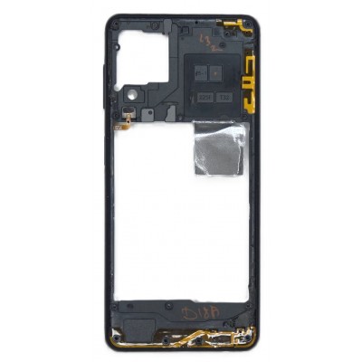 Middle Frame Ring Only For Samsung Galaxy F22 Black By - Maxbhi Com