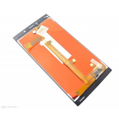Lcd With Touch Screen For Wiko Ridge Fab 4g Black By - Maxbhi Com