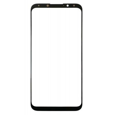 Replacement Front Glass For Meizu 16x Black By - Maxbhi Com