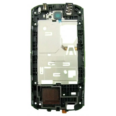 Lcd Frame Middle Chassis For Nokia Asha 305 Black By - Maxbhi Com