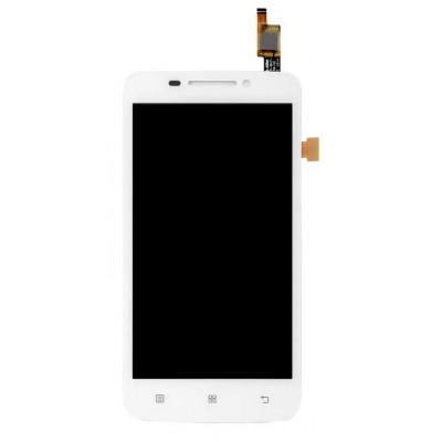 Lcd With Touch Screen For Lenovo S650 White By - Maxbhi Com