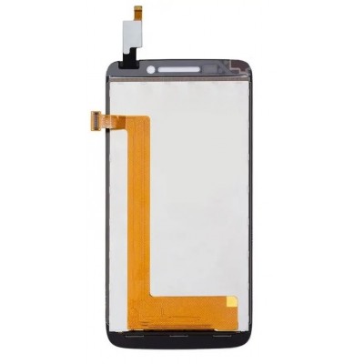 Lcd With Touch Screen For Lenovo S650 White By - Maxbhi Com
