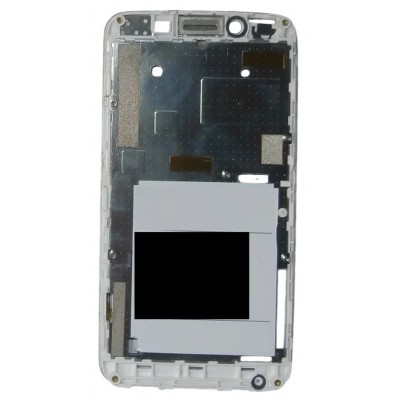 Lcd Frame Middle Chassis For Huawei Ascend Y511 White By - Maxbhi Com