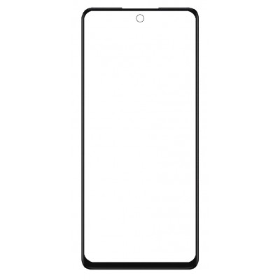 Replacement Front Glass For Tcl 60 Nxtpaper 4g Black By - Maxbhi Com