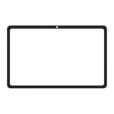 Replacement Front Glass For Tcl Nxtpaper 11 Plus Black By - Maxbhi Com