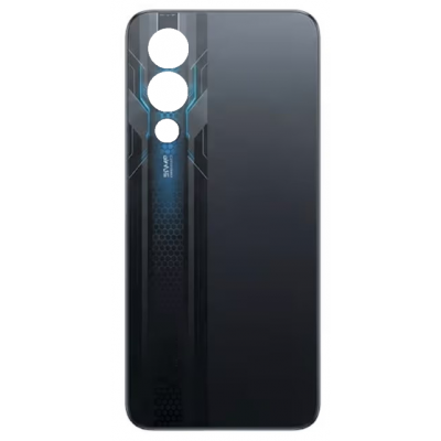 Back Panel Cover For Lava Play Max Black - Maxbhi Com