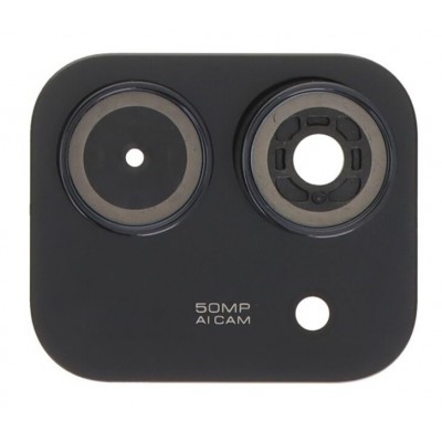 Camera Lens Glass With Frame For Xiaomi Redmi 15c 5g Black By - Maxbhi Com