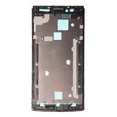 Lcd Frame Middle Chassis For Philips S398 Black By - Maxbhi Com