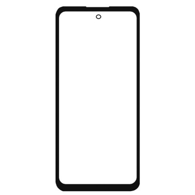 Replacement Front Glass For Ulefone Armor X16 Black By - Maxbhi Com