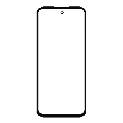 Replacement Front Glass For Doogee Blade 20 Play Silver By - Maxbhi Com