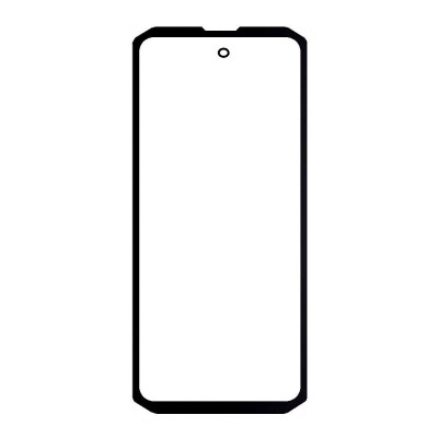 Replacement Front Glass For Cubot Kingkong Mini 4 Red By - Maxbhi Com