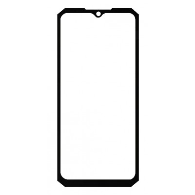 Replacement Front Glass For Doogee Fire 5 Orange By - Maxbhi Com