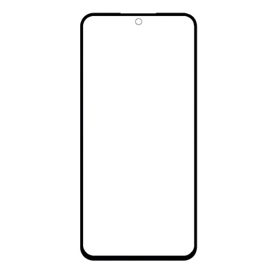 Replacement Front Glass For Samsung Galaxy A37 5g Black By - Maxbhi Com