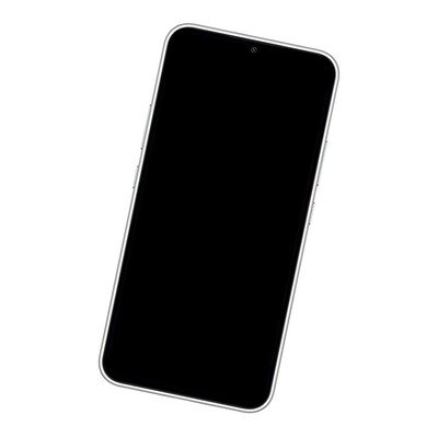 Camera Lens Glass with Frame for Samsung Galaxy A37 5G White