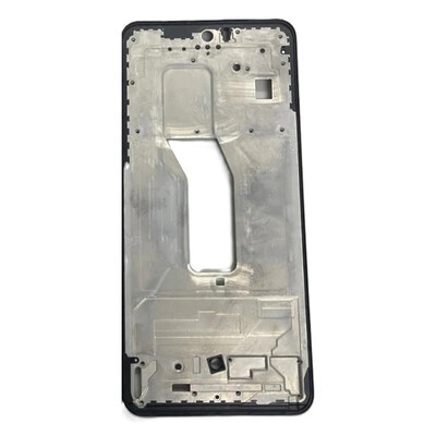 Lcd Frame Middle Chassis For Vivo Y300 5g Black By - Maxbhi Com