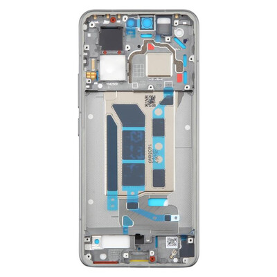 Lcd Frame Middle Chassis For Xiaomi Civi 5 Pro Black By - Maxbhi Com