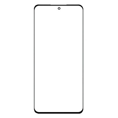 Replacement Front Glass For Realme P3 Lite 4g Black By - Maxbhi Com