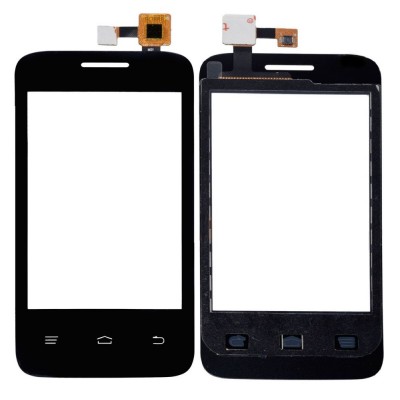 Touch Screen Digitizer For Intex Cloud X1 Black By - Maxbhi Com