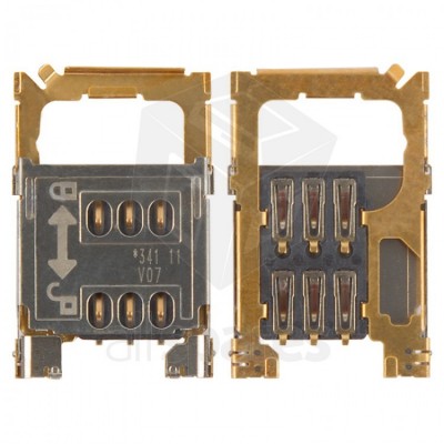 SIM Card Connector for Nokia X2-02