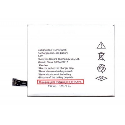 Battery For Intex Aqua Power Ii By - Maxbhi Com
