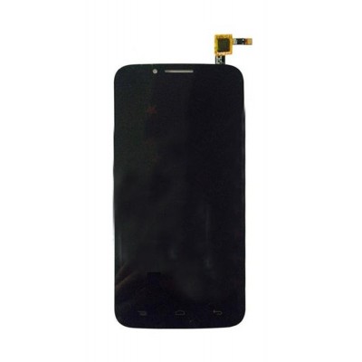 Lcd With Touch Screen For Alcatel One Touch Flash Plus Gold By - Maxbhi.com