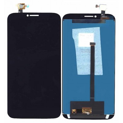 Lcd With Touch Screen For Alcatel One Touch Hero 2 Black By - Maxbhi Com