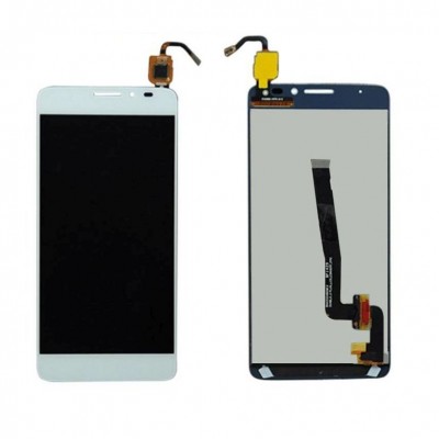 Lcd With Touch Screen For Alcatel One Touch Idol X Plus White By - Maxbhi Com
