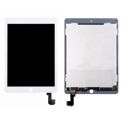 Lcd With Touch Screen For Apple Ipad Air 2 Wifi Plus Cellular 64gb White By - Maxbhi Com