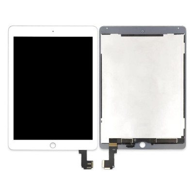 Lcd With Touch Screen For Apple Ipad Air 2 Wifi Plus Cellular With 3g Silver By - Maxbhi Com