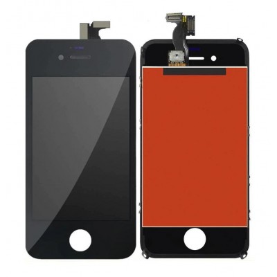 LCD with Touch Screen for Apple iPhone 4 - Black (display glass combo folder)