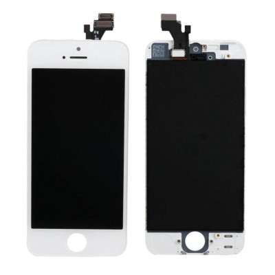 Lcd With Touch Screen For Apple Iphone 5s Silver By - Maxbhi Com