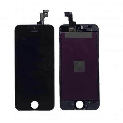 Lcd With Touch Screen For Apple Iphone 5se Grey By - Maxbhi Com