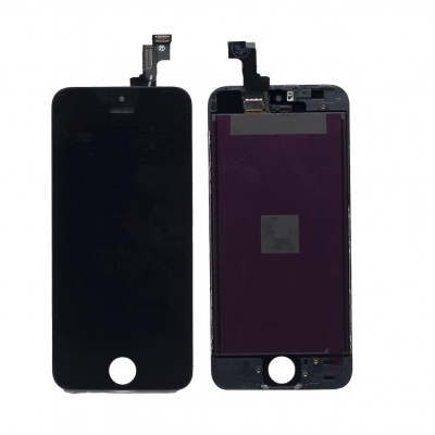 LCD with Touch Screen for Apple iPhone SE - Grey (display glass combo folder)