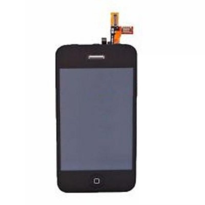 LCD with Touch Screen for Gresso Mobile iPhone 3GS for Lady - White