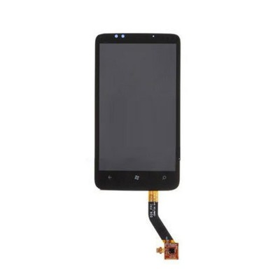 LCD with Touch Screen for HTC 7 Surround T8788 - White