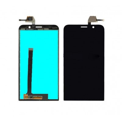 Lcd With Touch Screen For Asus Zenfone 2 Deluxe 128gb Black By - Maxbhi Com
