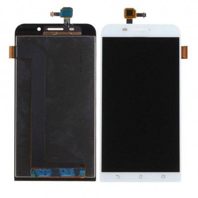 Lcd With Touch Screen For Asus Zenfone Max Zc550kl White By - Maxbhi Com