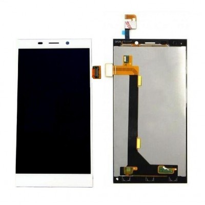 Lcd With Touch Screen For Gionee Elife E7 White By - Maxbhi Com