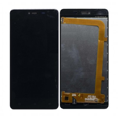 Lcd With Touch Screen For Gionee Marathon M5 Mini Black By - Maxbhi Com