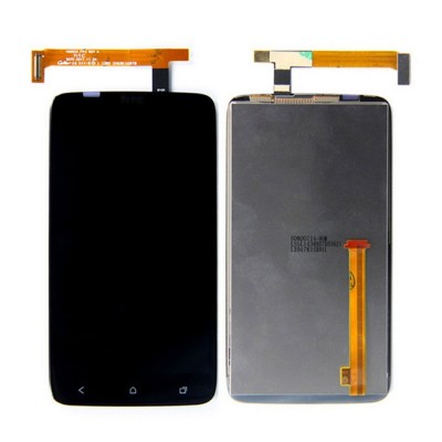 LCD with Touch Screen for HTC One XC - Black