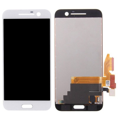 Lcd With Touch Screen For Htc 10 Silver By - Maxbhi Com