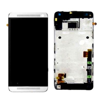 Lcd With Touch Screen For Htc One Mini M4 White By - Maxbhi Com