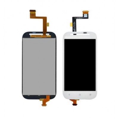Lcd With Touch Screen For Htc One Sv C520e White By - Maxbhi Com