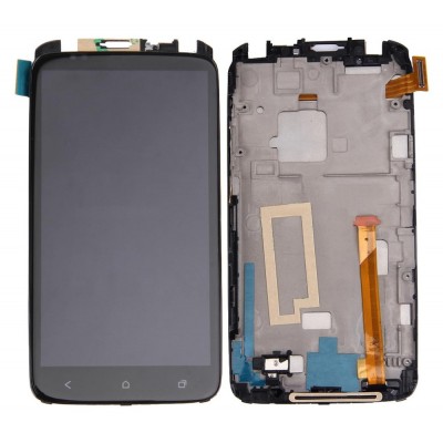 Lcd With Touch Screen For Htc One X Black By - Maxbhi Com