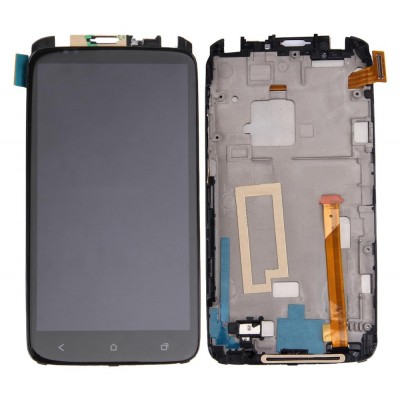 Lcd With Touch Screen For Htc One X G23 S720e Black By - Maxbhi Com