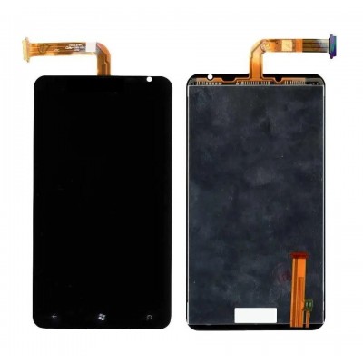 Lcd With Touch Screen For Htc Titan X310e White By - Maxbhi Com