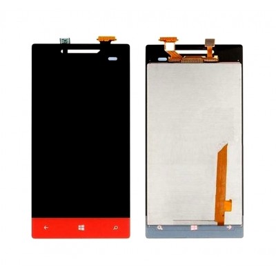 Lcd With Touch Screen For Htc Windows Phone 8s Red By - Maxbhi Com
