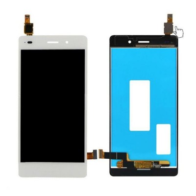 Lcd With Touch Screen For Huawei P8lite Alel04 White By - Maxbhi Com