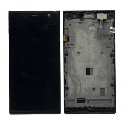 Lcd With Touch Screen For Intex Aqua Fish Black By - Maxbhi Com